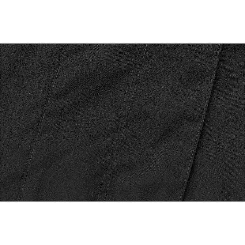 Poplin stretch skjorte herre, Sort