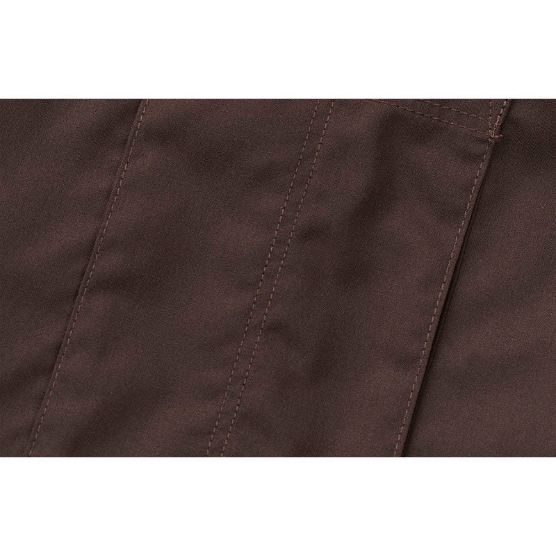 Poplin stretch skjorte dame, Mocca