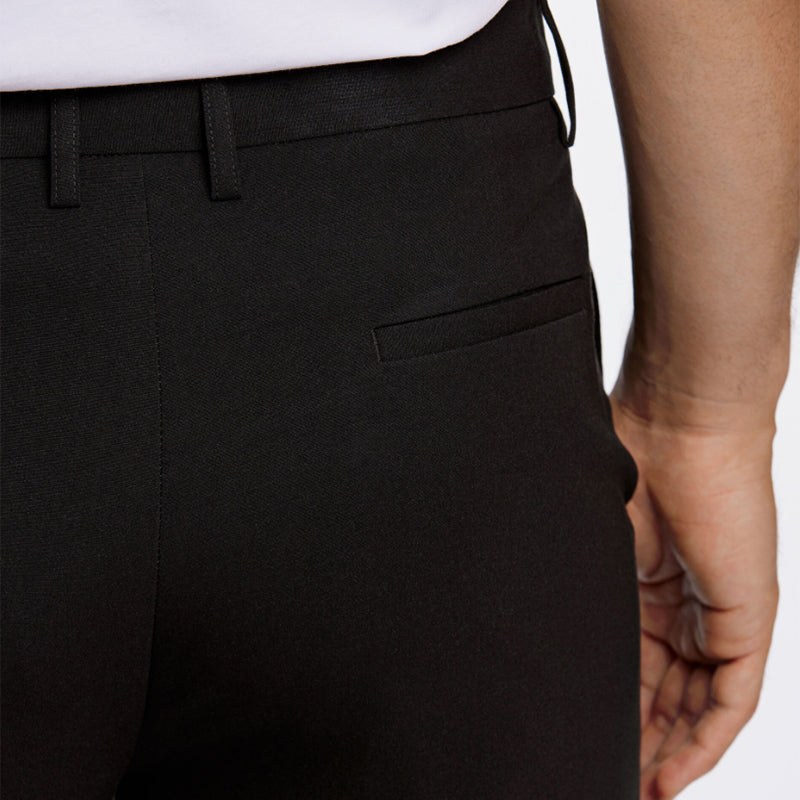 Klassiske bukser Relaxed Fit, Sort