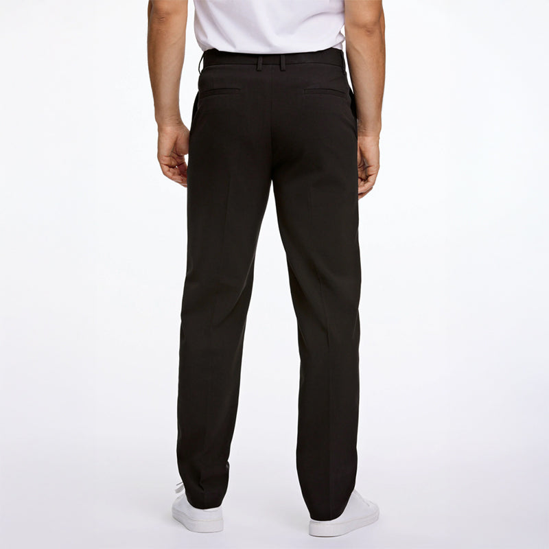 Klassiske bukser Relaxed Fit, Sort