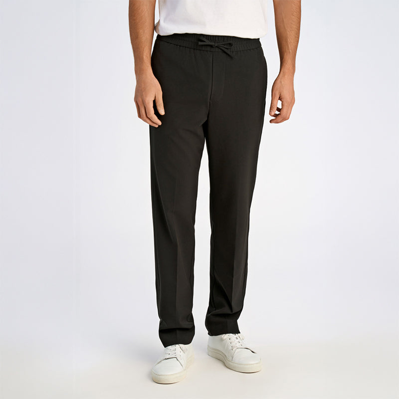 Casual bukser Relaxed Fit, Sort