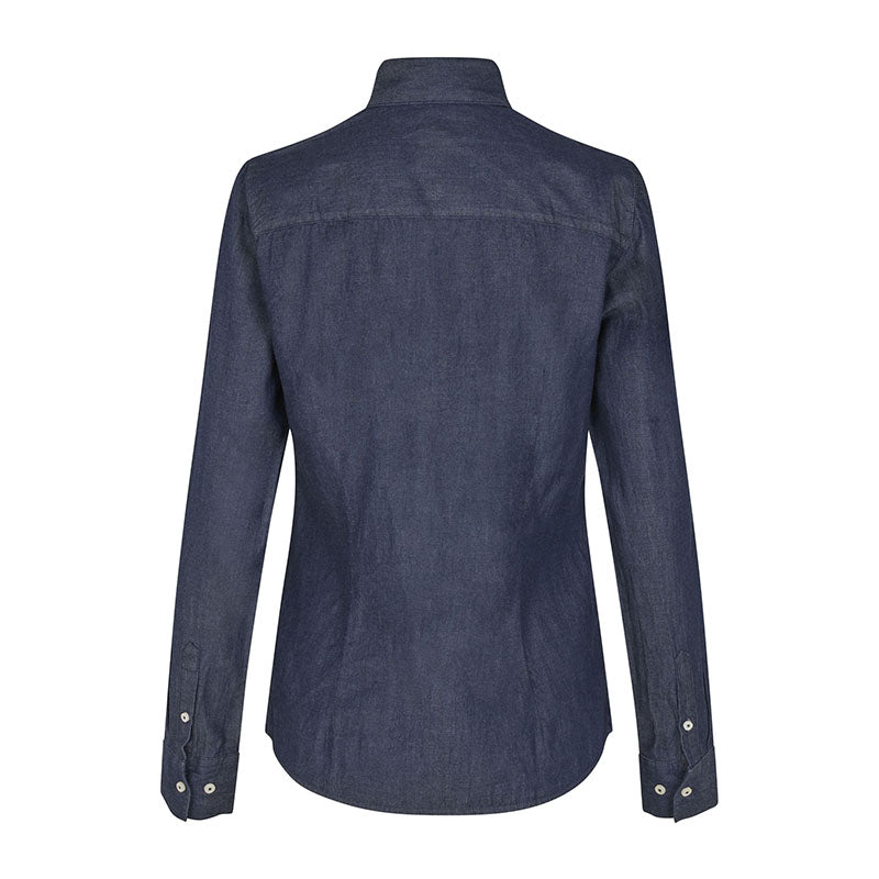 Soft denim Modern skjorte Dame, Blå
