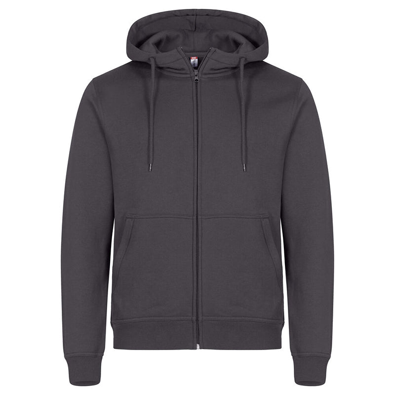 Miami Hoody Full Zip, Grå