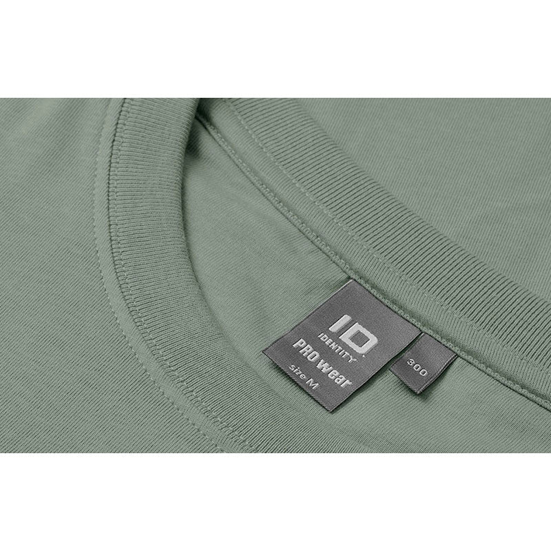 Basis t-shirt, Støvet grøn