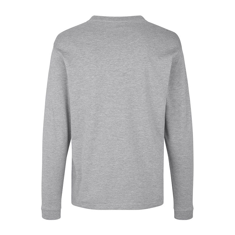 Langærmet t-shirt, Gråmeleret