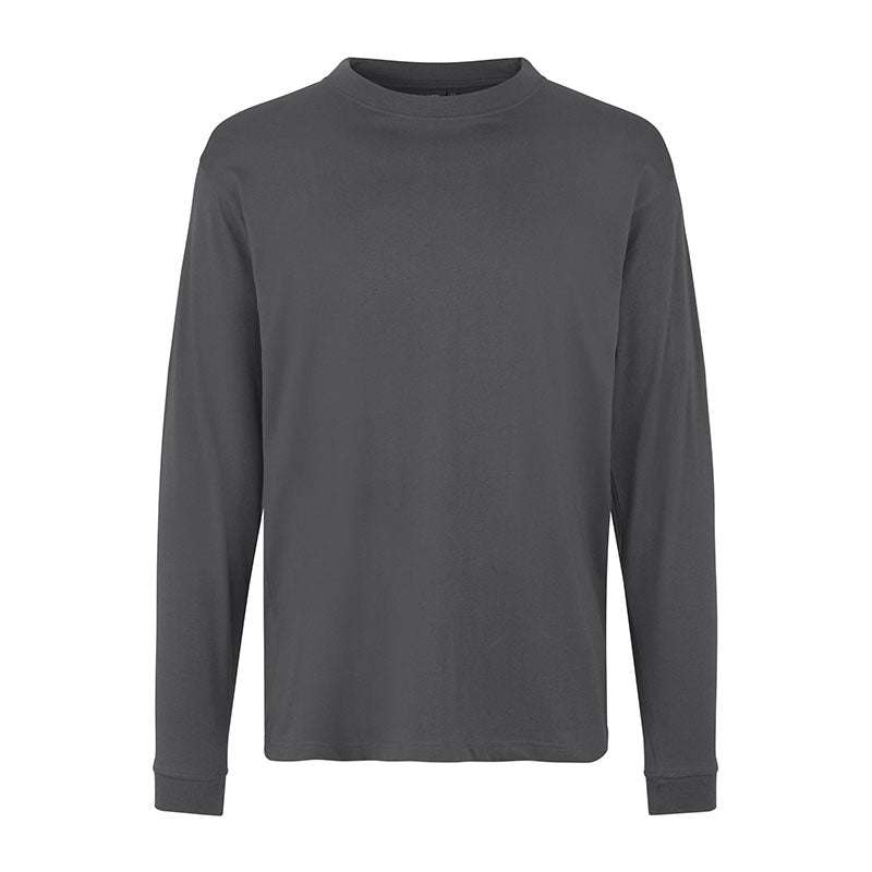 Langærmet t-shirt, Silvergrey