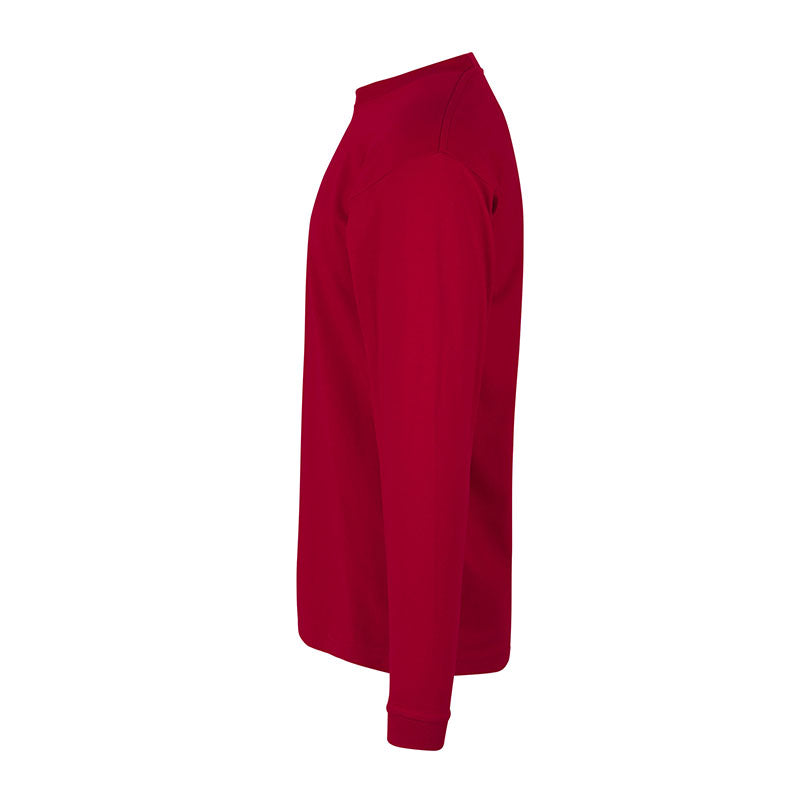 Langærmet t-shirt, Rød