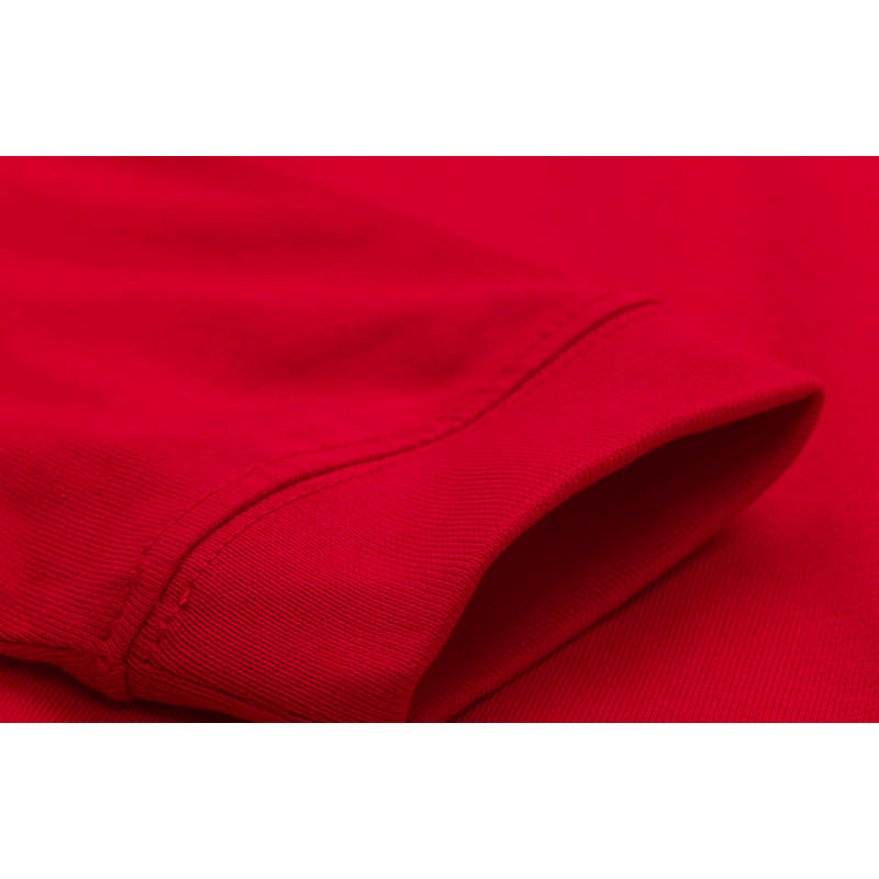 Langærmet t-shirt, Rød