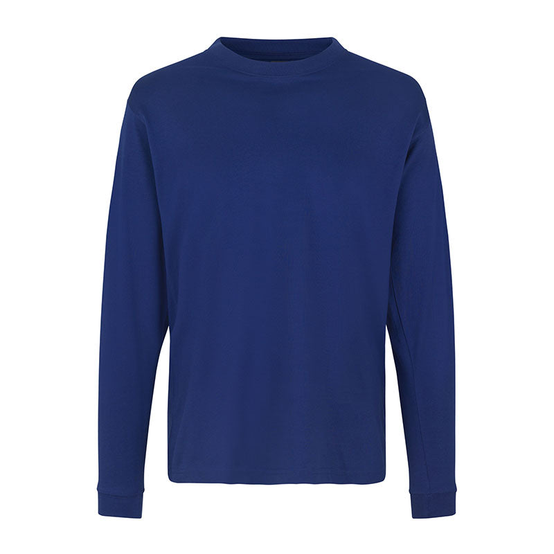 Langærmet t-shirt, Kongeblå