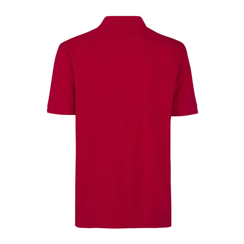 Poloshirt med lomme, Grå