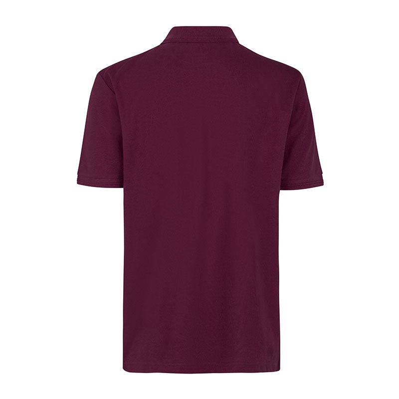 Poloshirt med lomme, Bordeaux