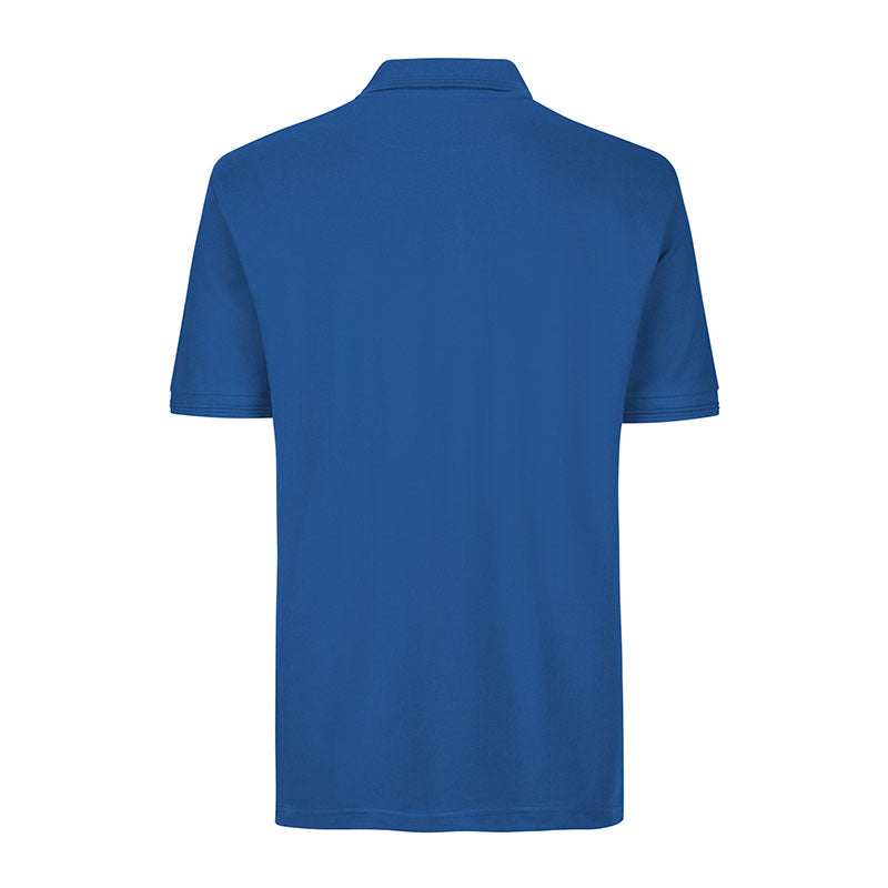 Poloshirt med lomme, Blå