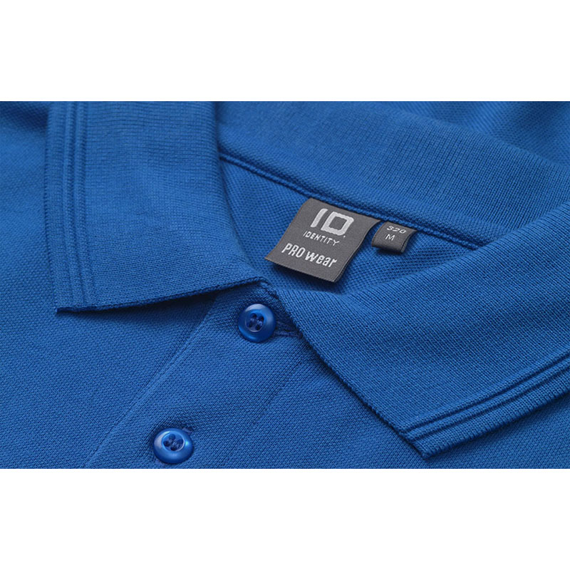 Poloshirt med lomme, Blå