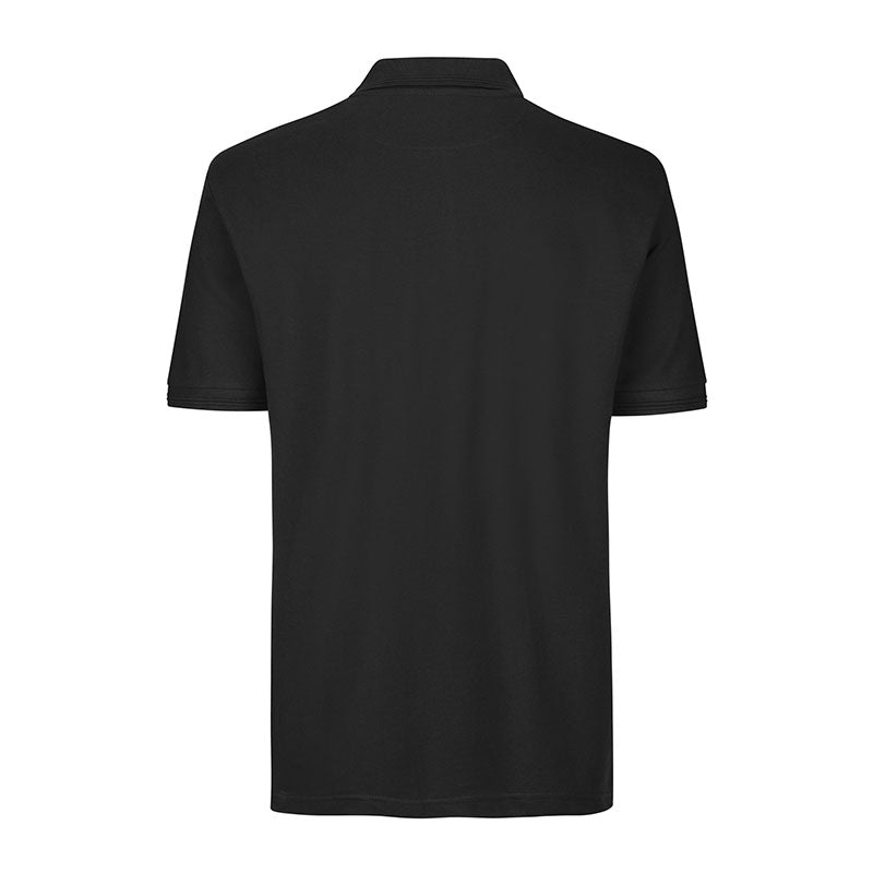 Poloshirt med lomme, Sort