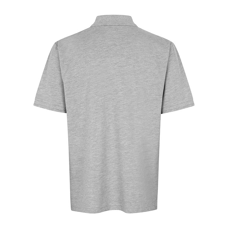 Poloshirt uden lomme, Gråmeleret