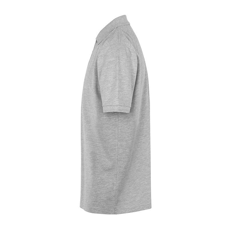 Poloshirt uden lomme, Gråmeleret