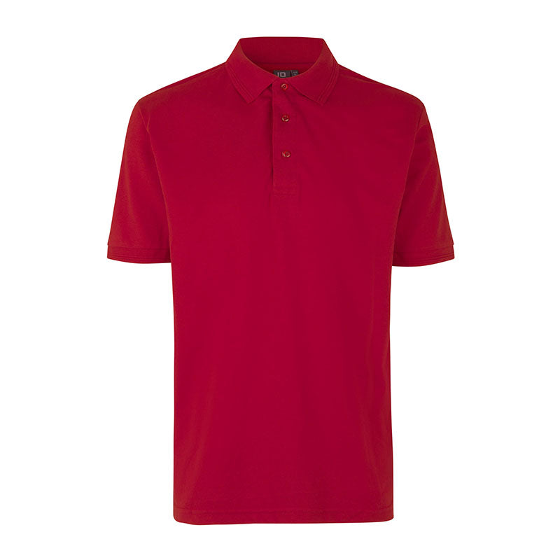 Poloshirt uden lomme, Rød