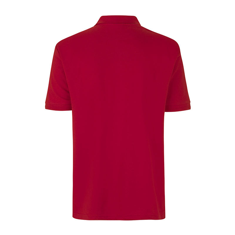Poloshirt uden lomme, Rød