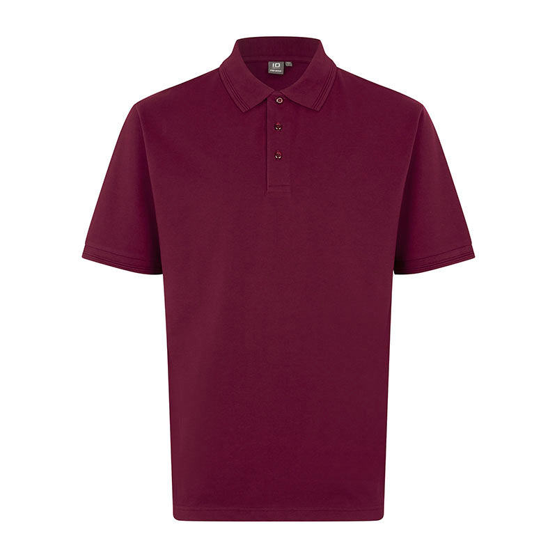 Poloshirt uden lomme, Bordeaux