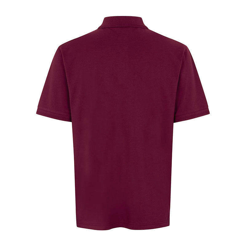 Poloshirt uden lomme, Bordeaux