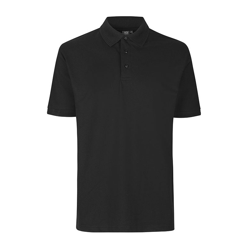 Poloshirt uden lomme, Sort