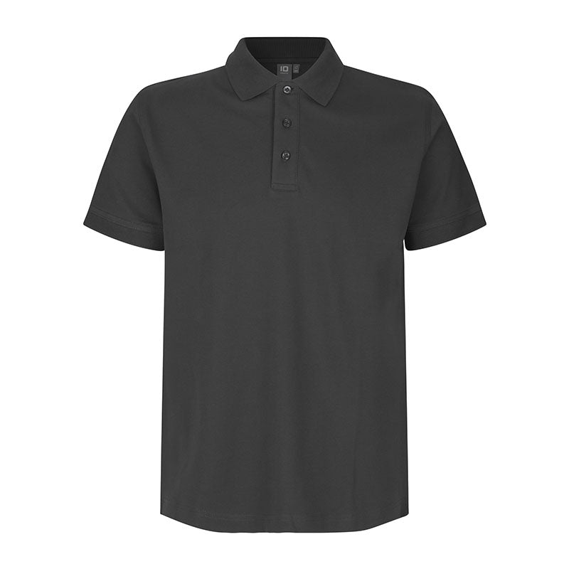 Poloshirt Stretch Herre, Koksgrå