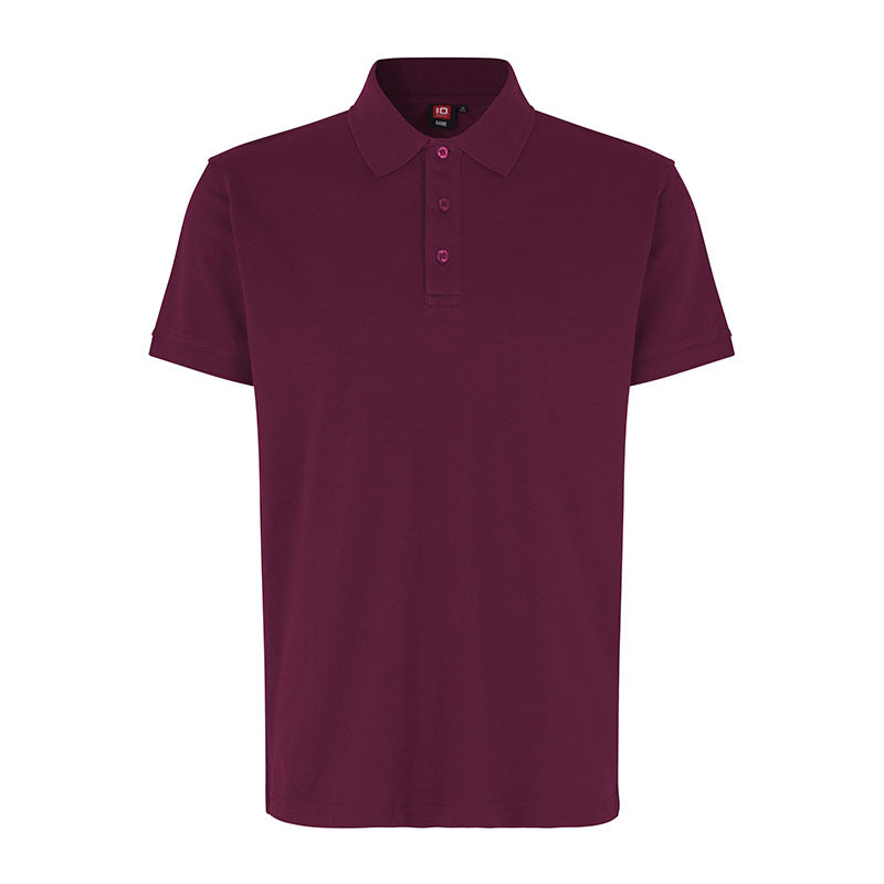 Poloshirt Stretch Herre, Bordeaux