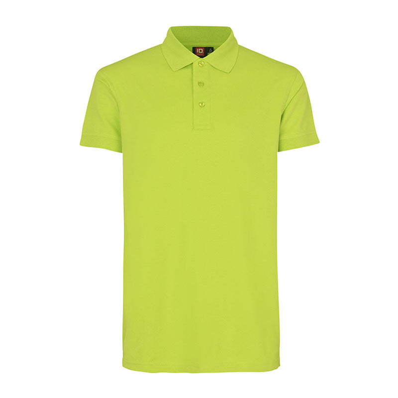 Poloshirt Stretch Herre, Lime