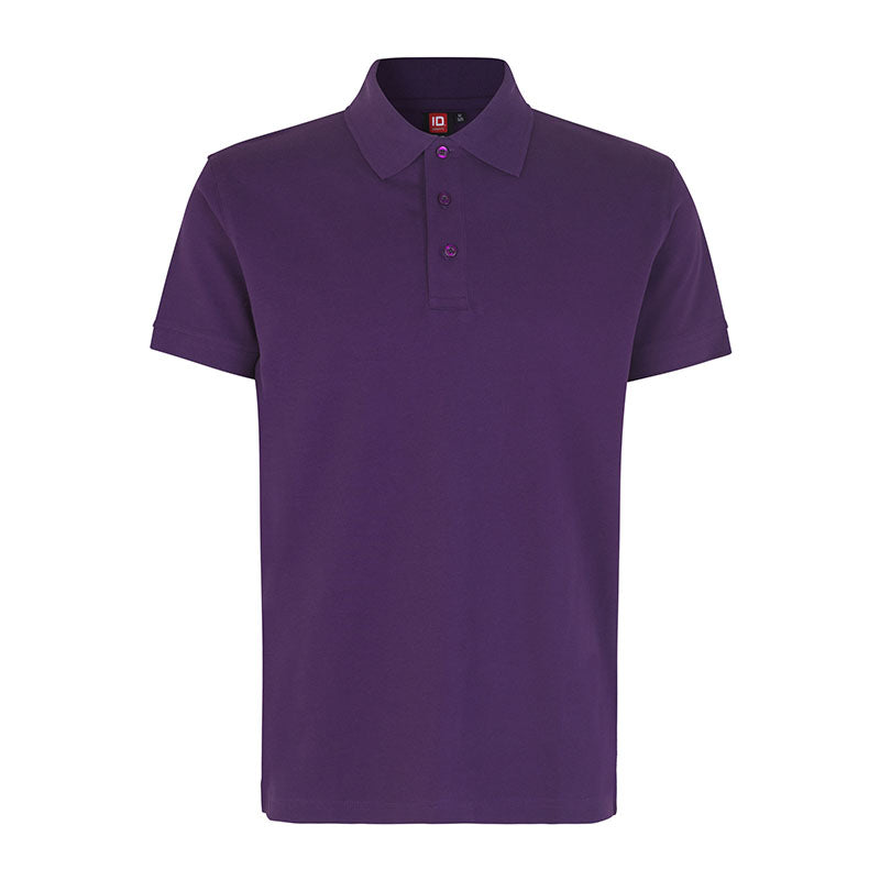 Poloshirt Stretch Herre, Lilla