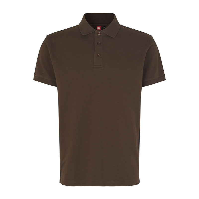 Poloshirt Stretch Herre, Mocca