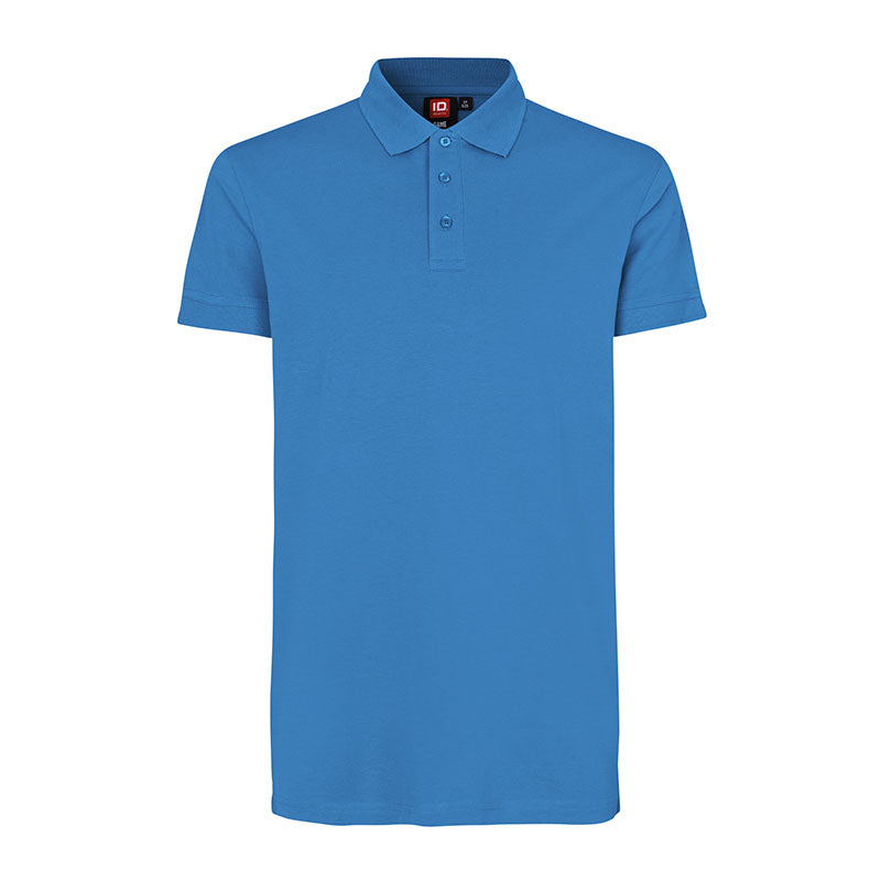 Poloshirt Stretch Herre, Turkis