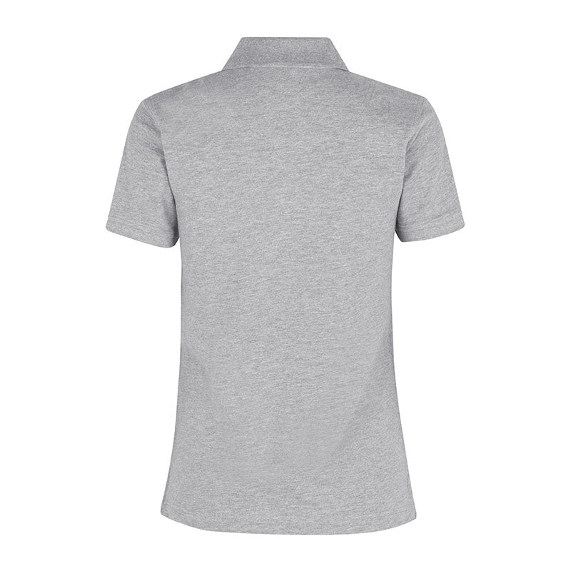 Poloshirt Stretch Dame, Grå