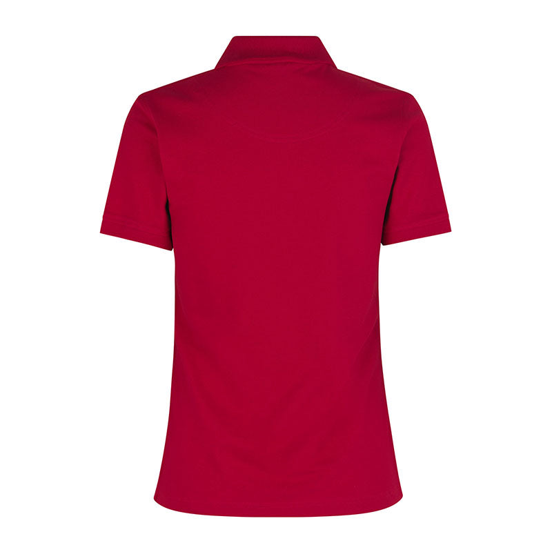 Poloshirt Stretch Dame, Rød