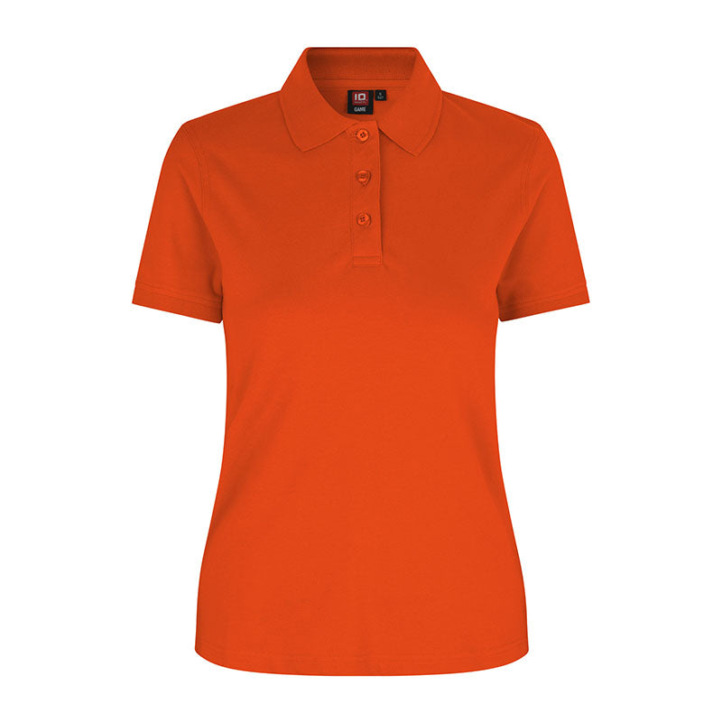 Poloshirt Stretch Dame, Orange