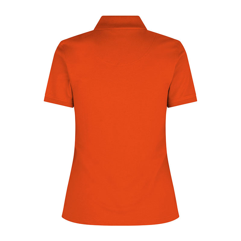 Poloshirt Stretch Dame, Orange
