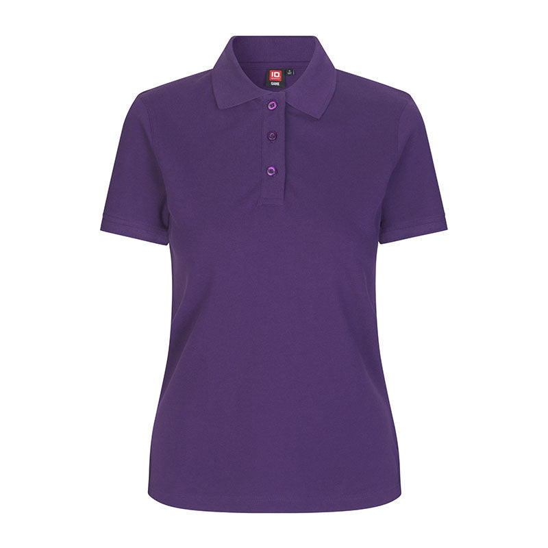 Poloshirt Stretch Dame, Lilla