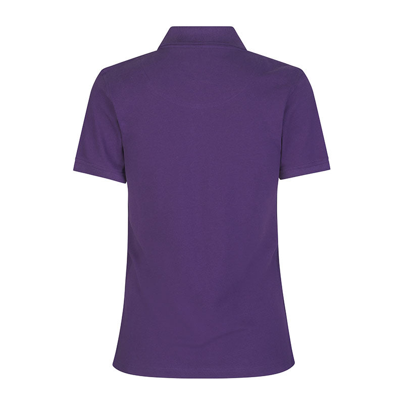 Poloshirt Stretch Dame, Lilla