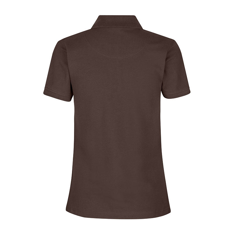 Poloshirt Stretch Dame, Mocca