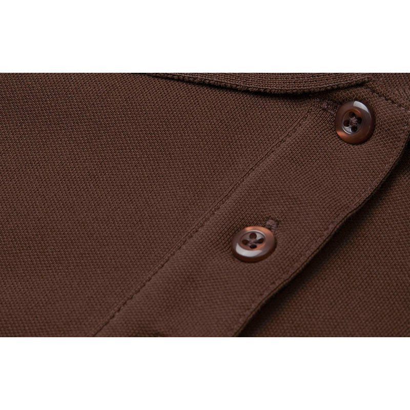 Poloshirt Stretch Dame, Mocca