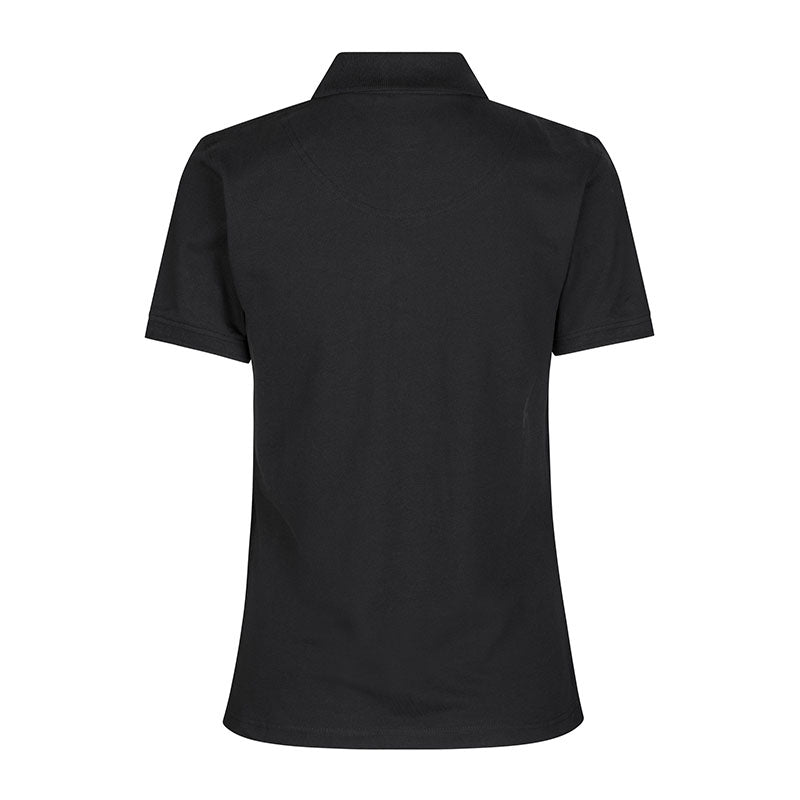 Poloshirt Stretch Dame, Sort