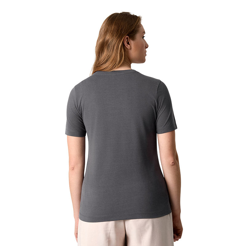 EASE T-shirt Dame, Silvergrey