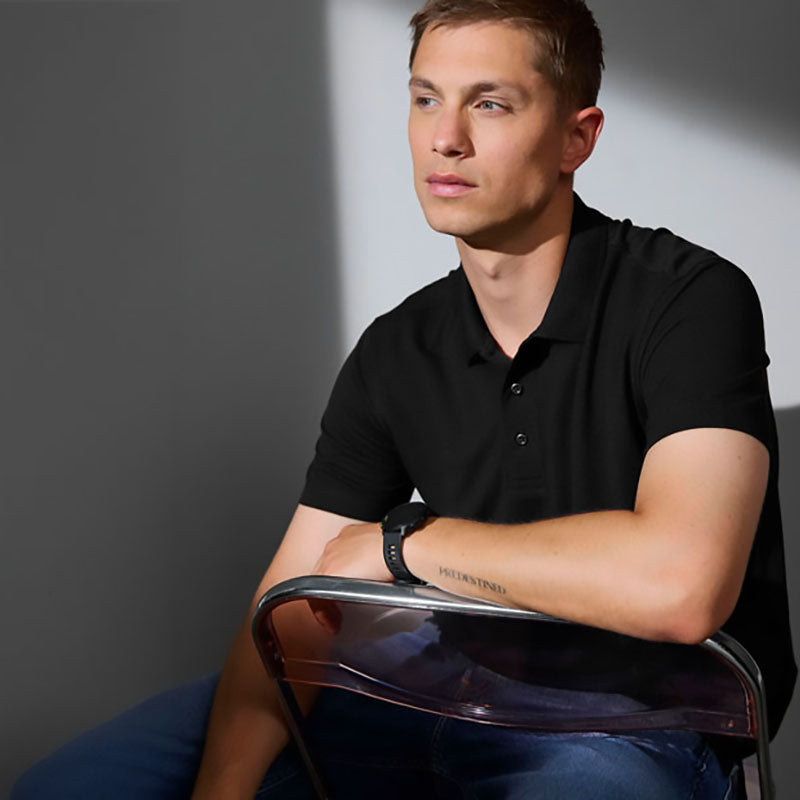 Ease Poloshirt, Sort