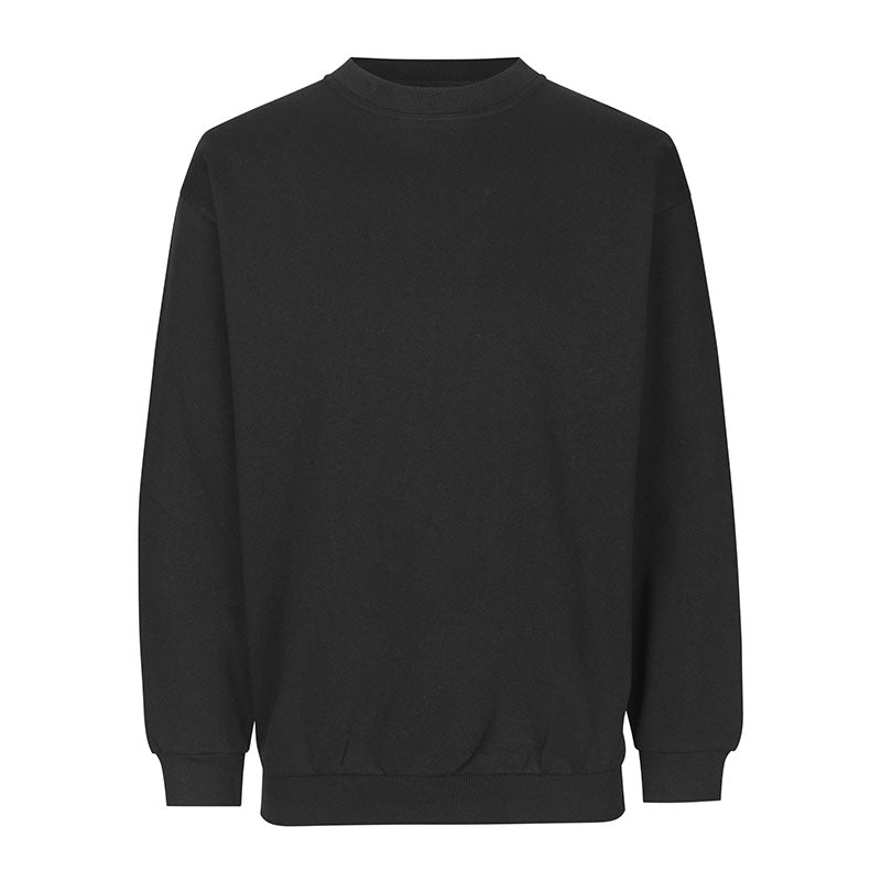 Klassisk Sweatshirt Herre, Sort