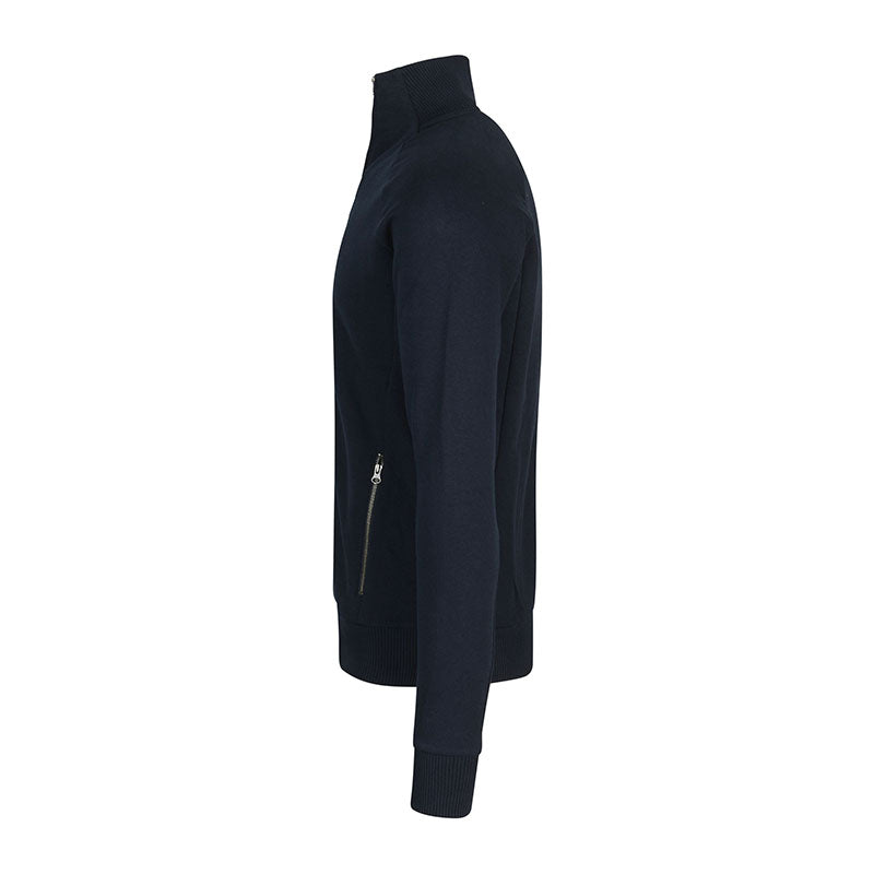 Sweat Zip Cardigan Herre, Navy