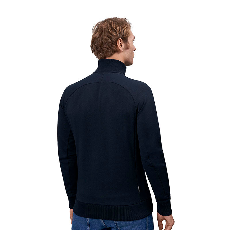 Sweat Zip Cardigan Herre, Navy