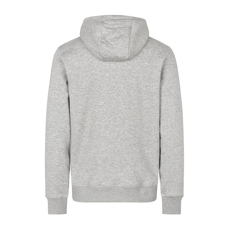 Core Hoodie Herre, Lys gråmeleret