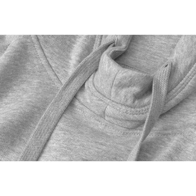 Core Hoodie Herre, Gråmeleret