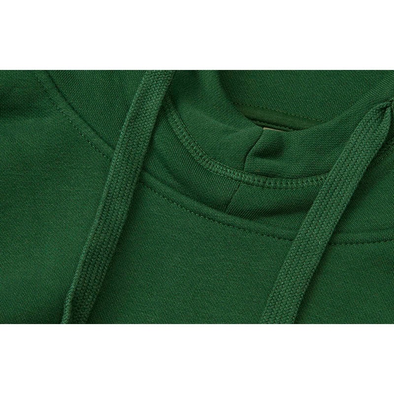 Core Hoodie Herre, Flaskegrøn