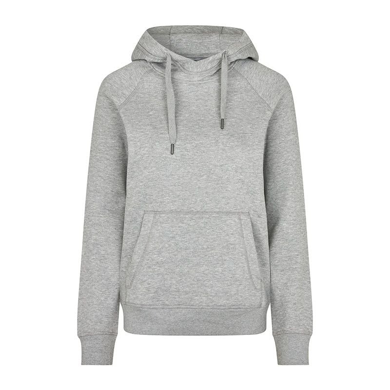 Core Hoodie Dame, Gråmeleret