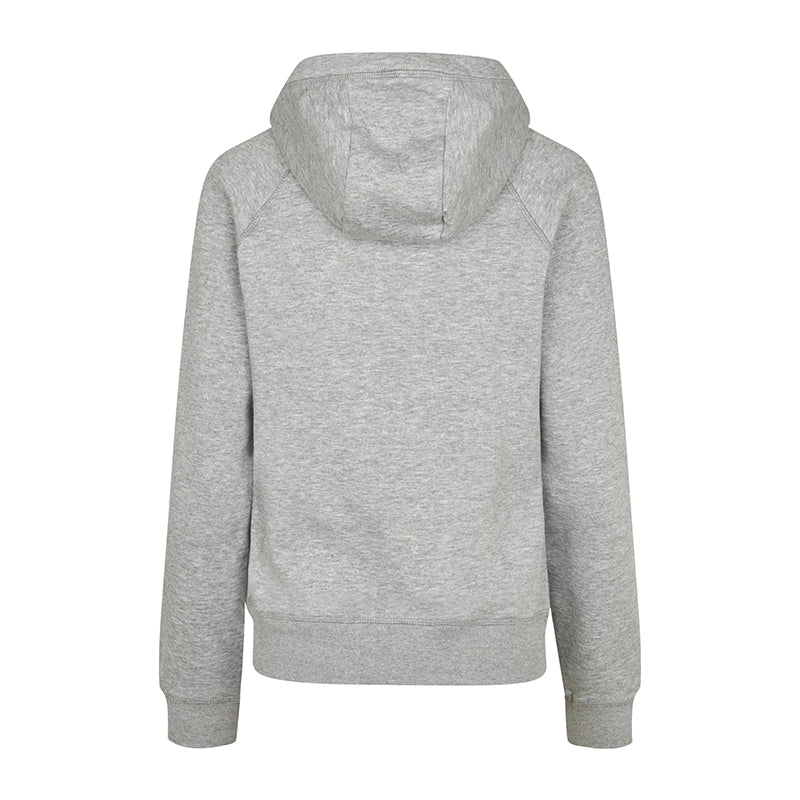 Core Hoodie Dame, Gråmeleret